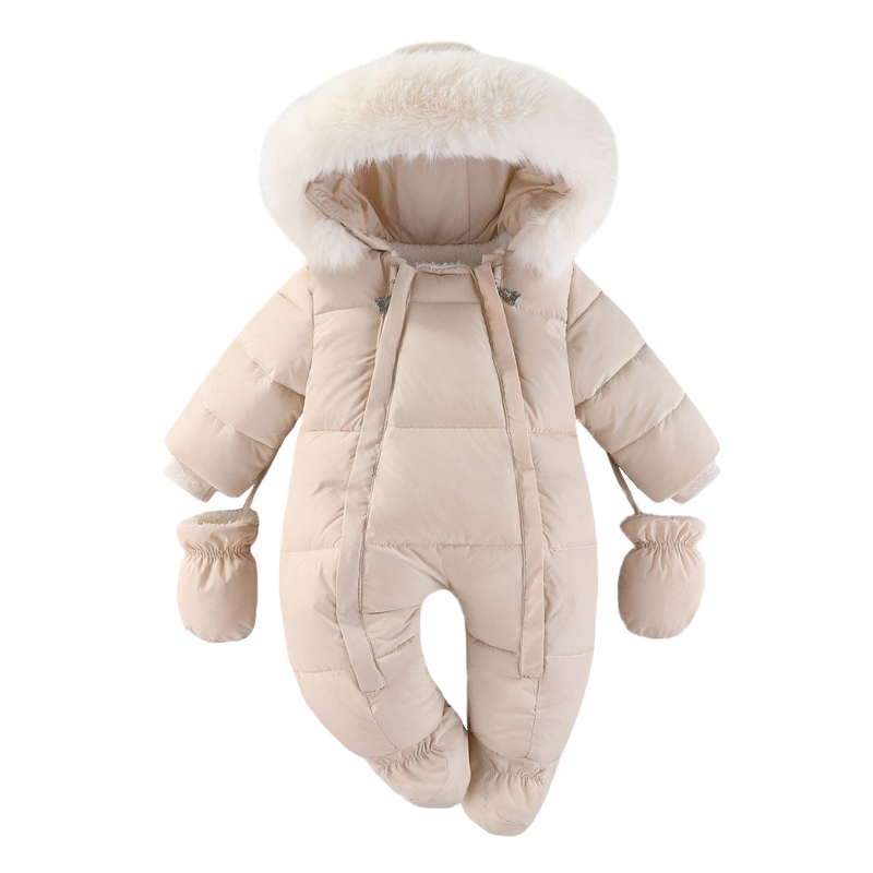 Winter Clothing For Babies - Winter Newborn Baby Romper With Gloves