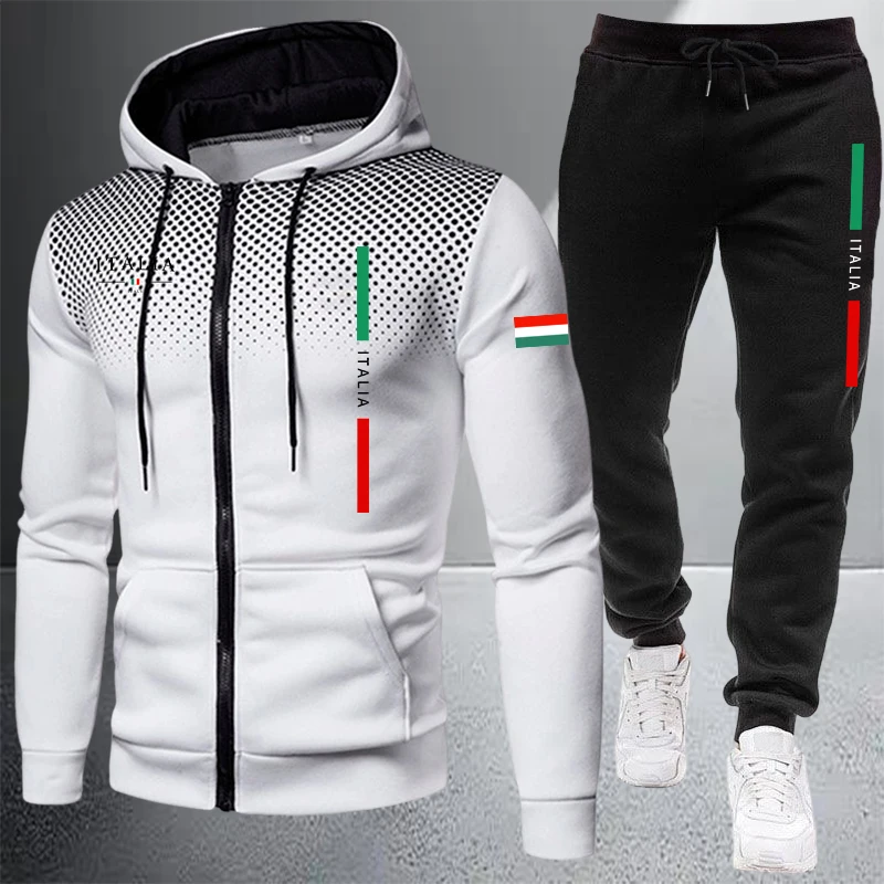 Men's Tracksuit Casual Zip Hoo - Winter Clothing Essentials review and price