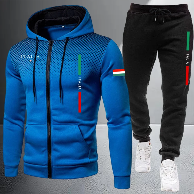 Men's Tracksuit Casual Zip Hoo - Winter Clothing Essentials review and price