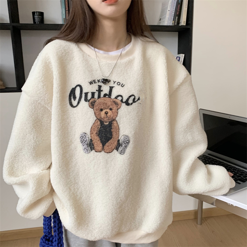 Affordable Warm Lamb Fur Sweat - Winter Clothing Affordable review and price