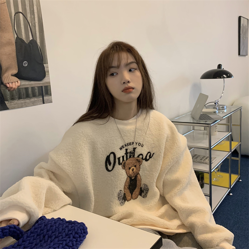 Affordable Warm Lamb Fur Sweat - Winter Clothing Affordable review and price
