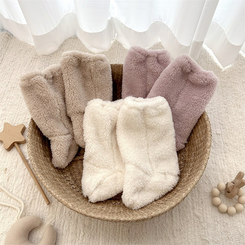 Warm Winter Baby Socks Coral F - Winter Clothing For Babies review and price