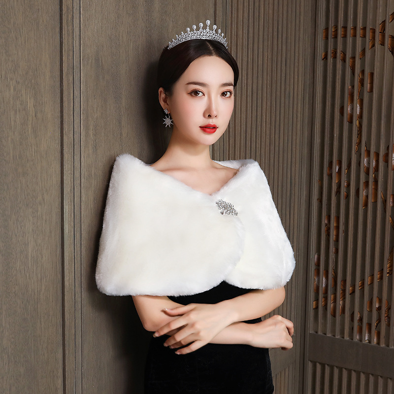 Women Bridal Shawl Wedding Cap - Winter Clothing Essentials review and price